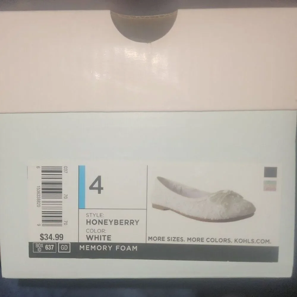 NWT SO Honeyberry Girl's Flats size 2